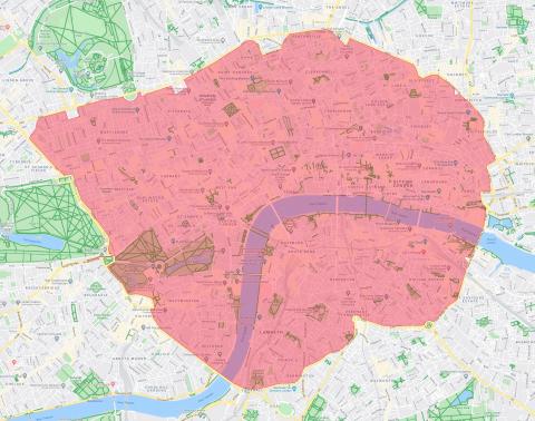 Congestion Zone London Map 2020 London Congestion Charge Changes 2020 – How They Affect You And Your Car |  Haynes Publishing