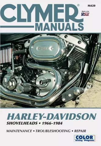 1980-1984 Harley Davidson FXEF SHOVELHEAD Repair Manual Clymer M420 Service 
