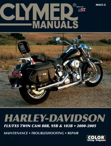 2001 Harley Davidson softail heritae fatboy night train springer service manual 