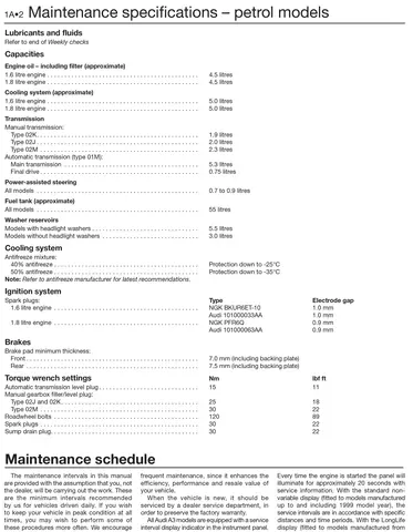 Audi A3 Haynes Repair Manuals & Guides