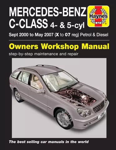 Mercedes Classe C Diesel 2.1 C220 C250 C200 Jun 07-fév 14 Haynes Workshop Manual 