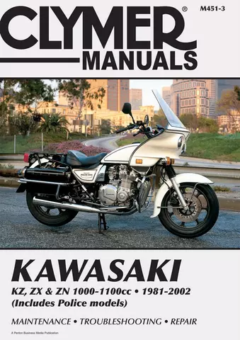 KAWASAKI KZ1000-P2 POLICE SERVICE MANUAL SUPPLEMENT 
