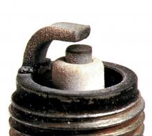 Brown spark plug