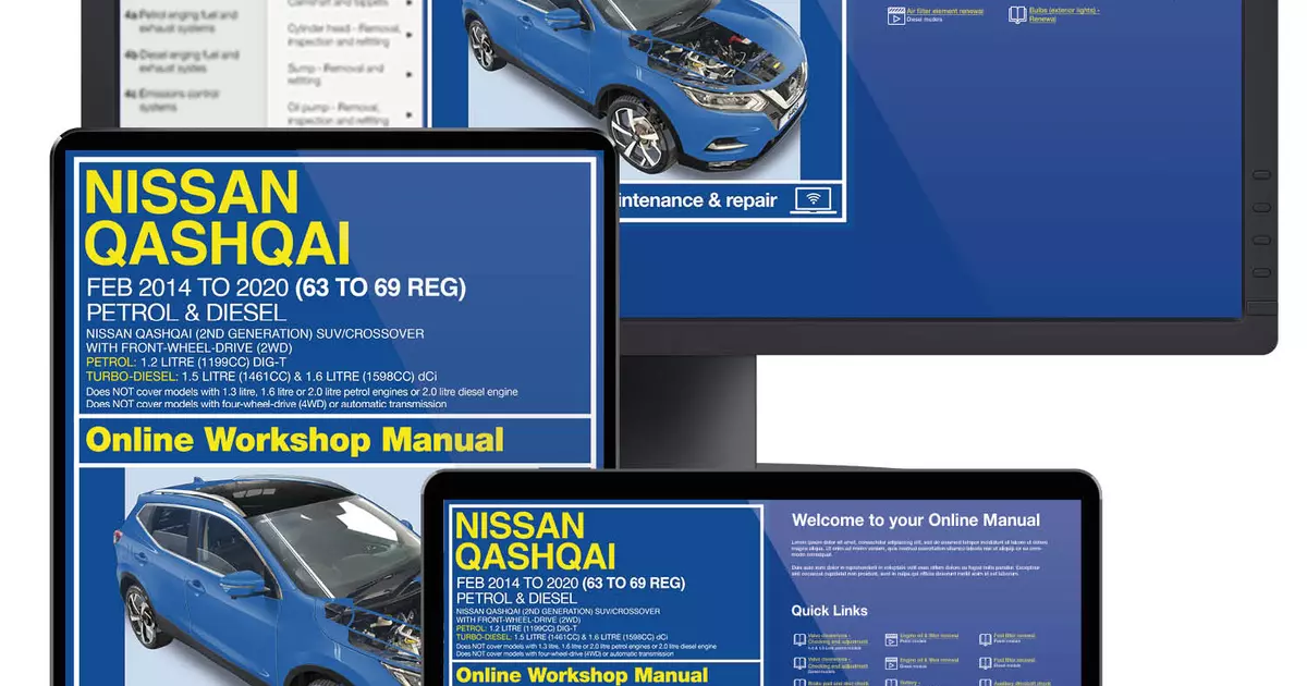 20 Videos Free With Every Online Nissan Qashqai Workshop Manual Haynes Publishing