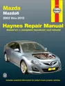 Mazda Mazda6 (02-12) Haynes Repair Manual (AUS)