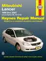 Mitsubishi Lancer (96-07) Haynes Repair Manual (AUS)