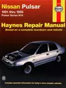 Nissan Pulsar (91-95) Haynes Repair Manual (AUS)