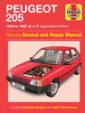 Peugeot 205 Petrol (83 - 97) Haynes Repair Manual