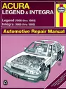 Acura Integra (1986-1989) & Legend (1986-1990) Haynes Repair Manual (USA)