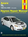 Acura TL for TL models (1999-2008) Haynes Repair Manual (USA)