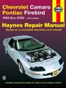 Chevrolet Camaro & Pontiac Firebird (1993-2002) Haynes Repair Manual (USA)