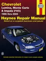 Chevrolet Lumina, Monte Carlo & Impala FWD (1995-2005) Haynes Repair Manual (USA)