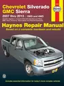 Chevrolet Silverado, Suburban, Tahoe, Avalanche & GMC Yukon, Yukon XL, Yukon Denali, Sierra, Sierra Denali pick-ups (2007-2013) Haynes Repair Manual (USA)
