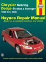 Chrysler Sebring & Dodge Stratus/Avenger (95-06) Haynes Repair Manual (USA)