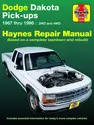 Dodge Dakota Pick-up (1987-1996) Haynes Repair Manual (USA)