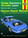 Dodge Daytona & Chrysler Laser 2.2 & 2.5 litre (1984-1989) Haynes Repair Manual (USA)