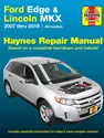 Ford Edge and Lincoln MKX (2007-2019) Haynes Repair Manual (USA)
