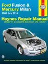 Ford Fusion & Mercury Milan (2006-2014) Haynes Repair Manual (USA)
