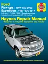 Ford pick-ups, Expedition & Lincoln Navigator (97 - 17) Haynes Repair Manual (USA)