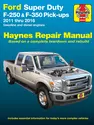 Ford  Super Duty F-250 & F-350 Pick-ups (11-16) Haynes Repair Manual