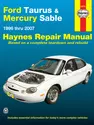 Ford Taurus & Mercury Sable (1996-2007) Haynes Repair Manual (USA)