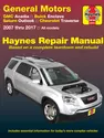 General Motors Acadia, (07-16), Enclave, (08-17), Outlook, (07-10) & Traverse, (09-17) Haynes Repair Manual (USA)