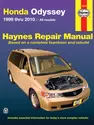 Honda Odyssey (99-10) Haynes Repair Manual (USA)