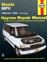 Mazda MPV for Mazda MPV models (1989-1998) Haynes Repair Manual (USA)
