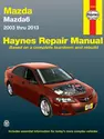 Mazda6 (2003-2013) Haynes Repair Manual (USA)