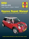 Mini Cooper, Cooper S, Clubman & Clubman S (2002-2013) Haynes Repair Manual (USA)