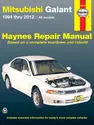 Mitsubishi Galant (1994-2012) Haynes Repair Manual (USA)