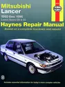 Mitsubishi Lancer (90-96) Haynes Repair Manual (AUS)