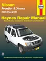 Nissan Frontier & Xterra (2005-2014) for two & four-wheel drive Haynes Repair Manual (USA)