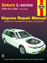 Saturn L-series for L-series models from (2000-2004) Haynes Repair Manual (USA)