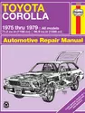 Toyota Corolla (1975-1979) Haynes Repair Manual (USA)