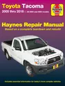 Toyota Tacoma (05-18) Haynes Repair Manual (USA)