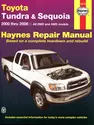 Toyota Tundra 2WD & 4WD (2000-2006) & Sequoia (2001-2007) Haynes Repair Manual (USA)
