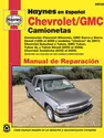 Chevy y GMC Camionetas: Chevy Silverado, GMC Sierra y Sierra Denali (99-06) y modelos clásicos de 07, Chevy Suburban y Tahoe, GMC Yukon, Yukon XL y Yukon Denali (00-06), Chevy Avalanche 02-06 Haynes Manual de Reparación (edición española)