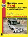 Ford Camionetas, Expedition y Lincoln Navigator: Ford F-150 (1997-2003), Ford Expedition (1997-2009), Ford F-250 (1997-1999), Ford F-150 Heritage (2004), Lincoln Navigator (1998-2009) Haynes Manual de Reparación (edición española)