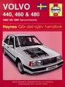 Volvo 440, 460 and 480 (1987 - 1997) Haynes Repair Manual (svenske utgava)