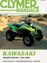 Kawasaki Mojave KSF250 ATV (1987-2004) Service Repair Manual Online Manual