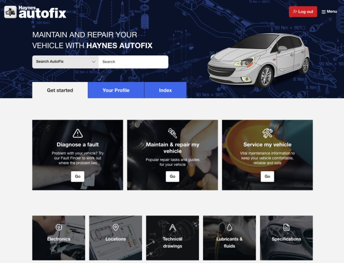AutoFix home page