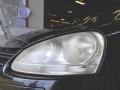 1. Clean the headlights to get rid of dirt, or perform the toothpaste hack after giving the car a wash.