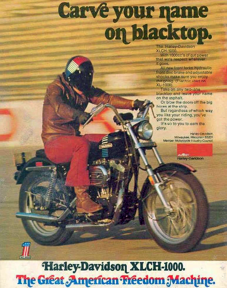 HARLEY Davidson sportster xl1000 xlch1000 1977 owner's manual 