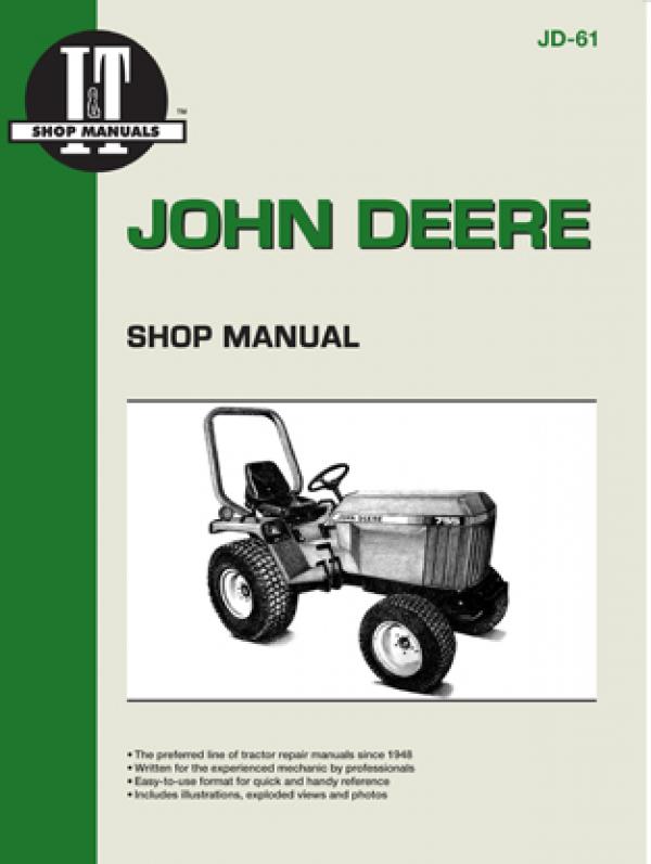 I&T Workshop Manual John Deere 655 755 756 855 856 955 Diesel Tractor Service