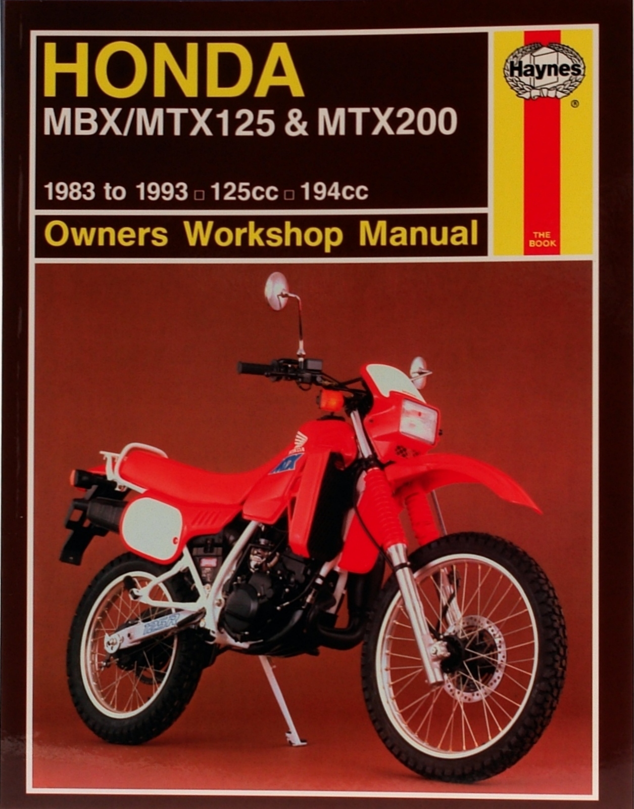 Honda Motorcycle MTX200 RW 1983 - 1986 Haynes Repair Manuals & Guides