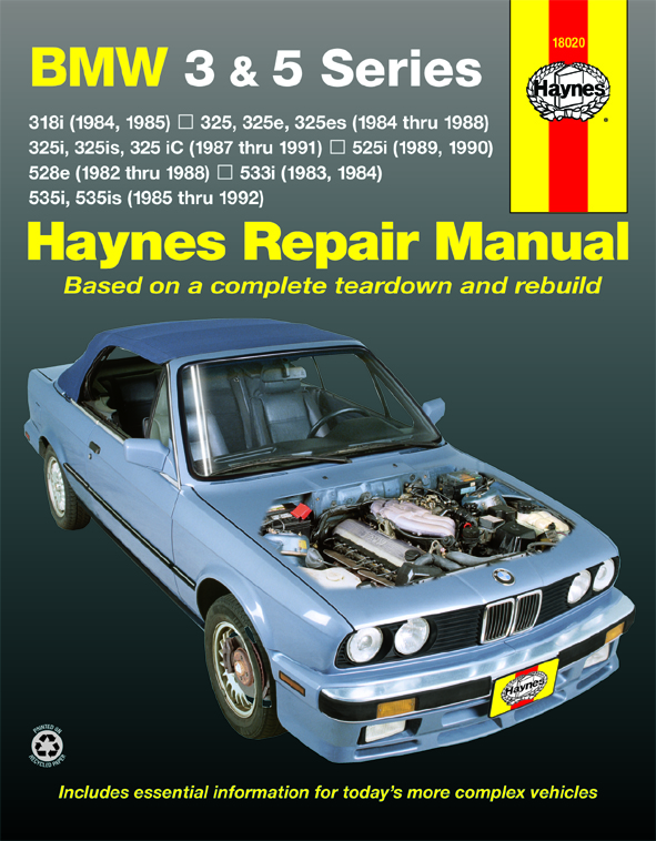 BMW 525i 1989 - 1990 Haynes Repair Manuals & Guides