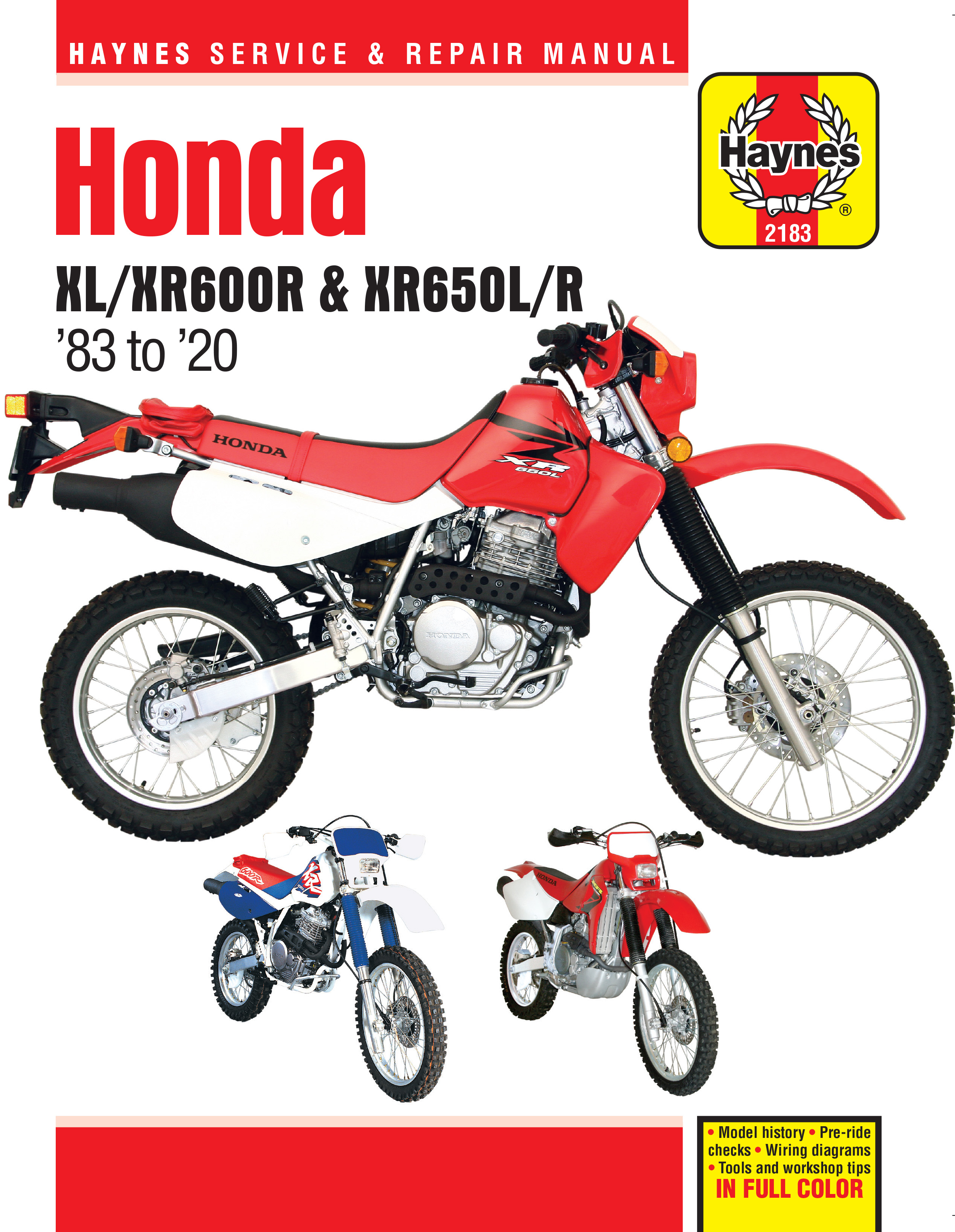 Honda Motorcycle XR650R Haynes Repair Manuals & Guides  2002 Xr650r Wiring Diagram    Haynes Manuals