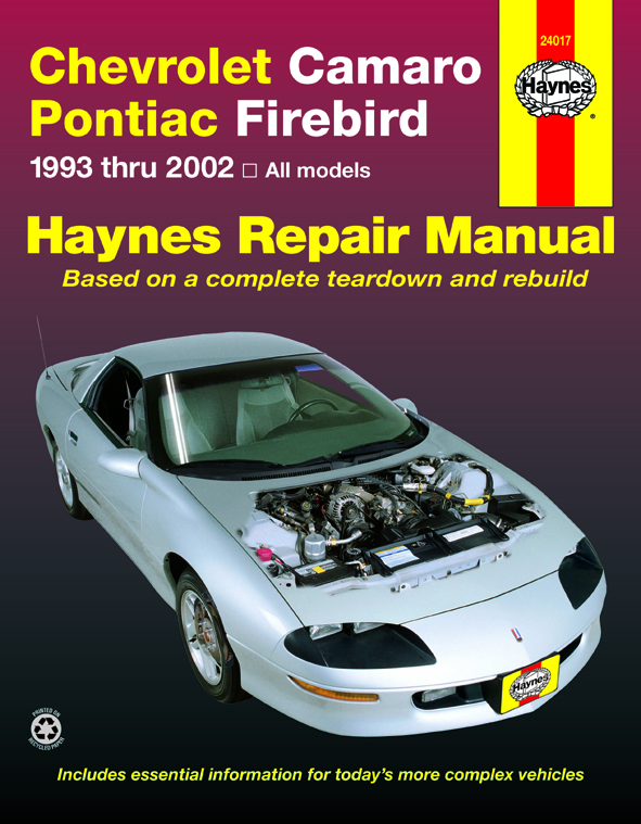 Chevrolet Camaro 2010-2015 Haynes Repair Manual 
