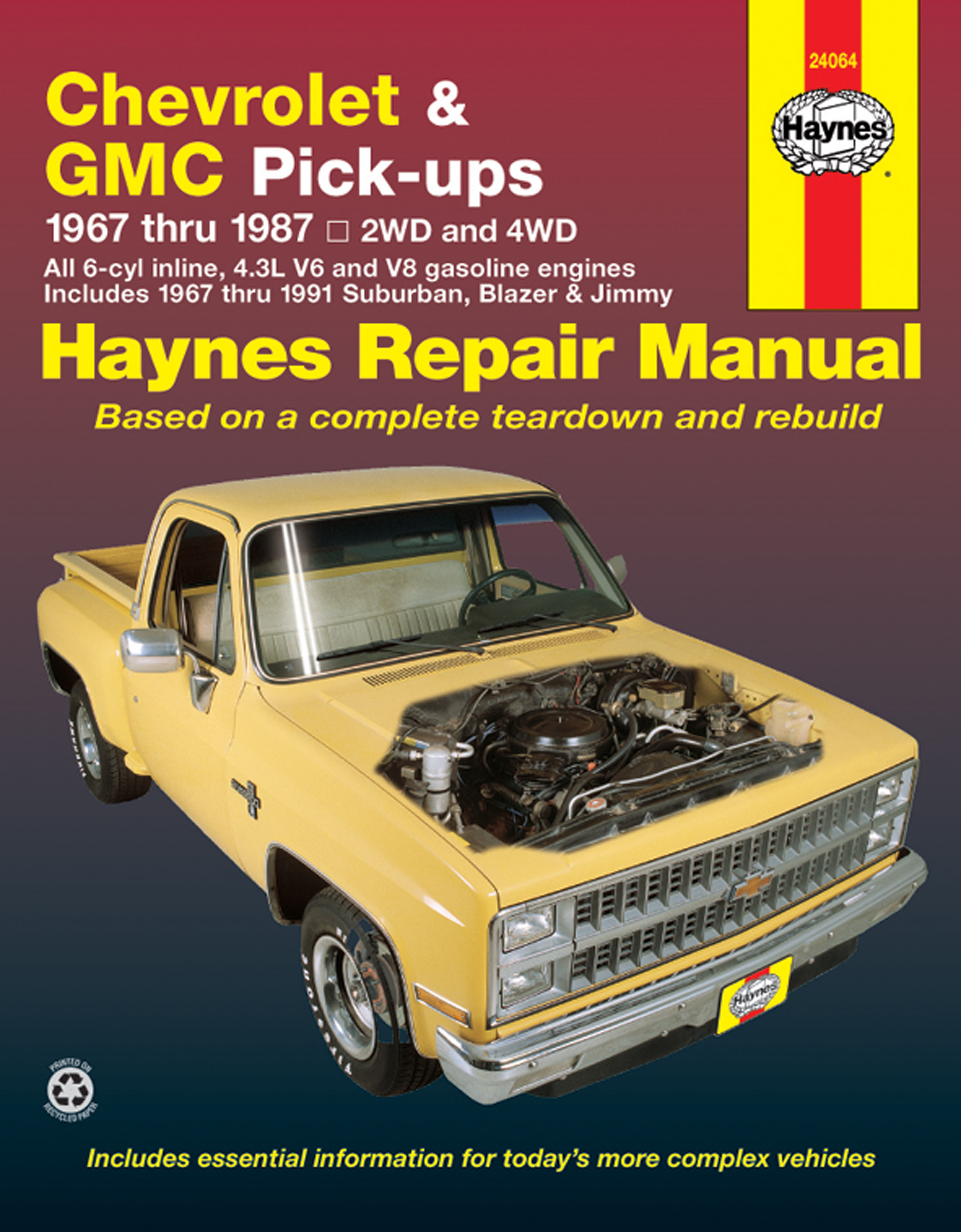OEM Repair Maintenance Owner's Manual Bound Chevy Truck C/K 10-30 Series 1983 